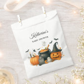 Niedliches Kürbisgeschlecht, neutrale Halloween-Ki Geschenktütchen (Ausgeschnitten)
