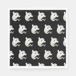 Niedliches Kürbisgeschlecht, neutrale Halloween-Ki Serviette