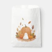 niedliches Kürbispapier Geschenktütchen (Vorderseite)