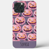 Niedliches KürkPattern Halloween Personalisiert Case-Mate iPhone Hülle (Rückseite)
