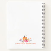 Niedliches Kürzen und Herbstspieß Notizblock (Rückseite)