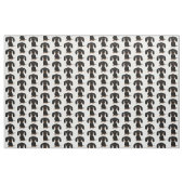 Niedliches kurzhaariges Schwarzes und Stoff (Yard (91,4 cm))