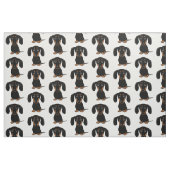 Niedliches kurzhaariges Schwarzes und Stoff (Fat Quarter (45,7 x 55,9 cm))