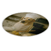 Niedliches Laborador-Personalisiertes Glaszuchtboa Schneidebrett (Ecke)