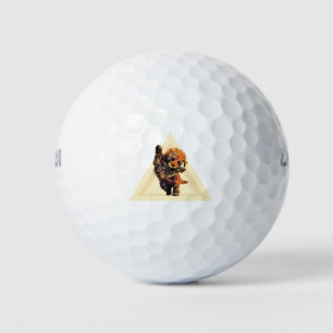 Niedliches Labradoodle Golfball