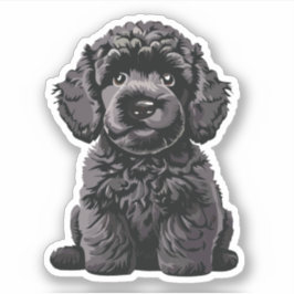 Niedliches Labradoodle Welpe Doodle Dog Vinyl Stic Aufkleber