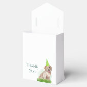 Niedliches Labrador Puppy Paw ty Party Vielen Dank Geschenkschachtel (Geöffnet)