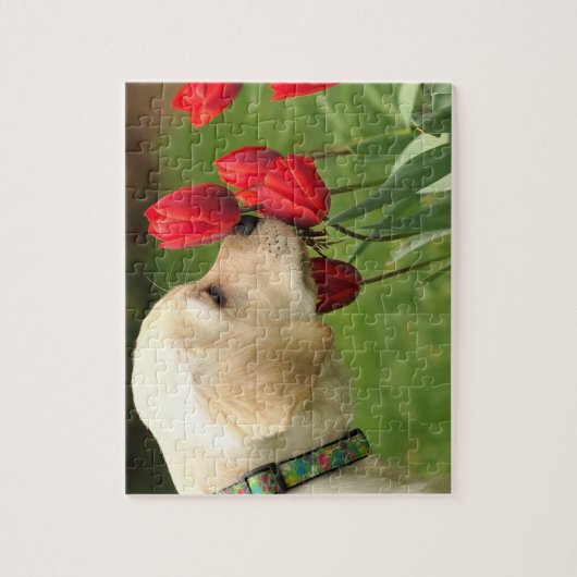 Niedliches Labrador Puzzle (Vertikal)