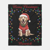 Niedliches Labrador Retriever Fleece Blanket (Vorderseite)