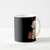 Niedliches Labrador Weihnachtsdesign Funny Labrado Kaffeetasse (VorderseiteRechts)