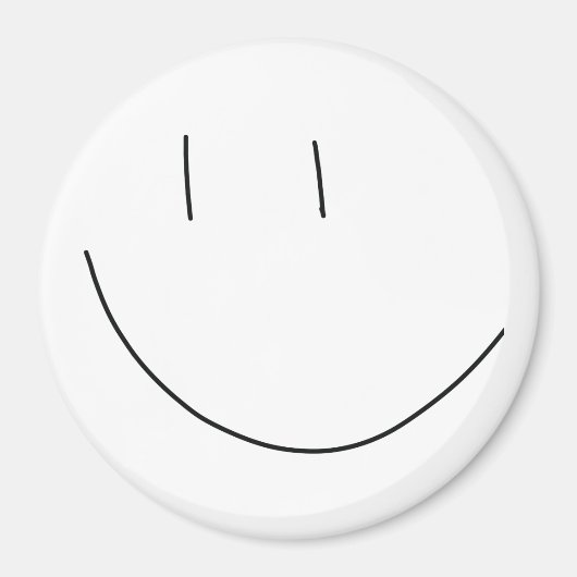 Niedliches Lächelfoto Magnet (Vorne)