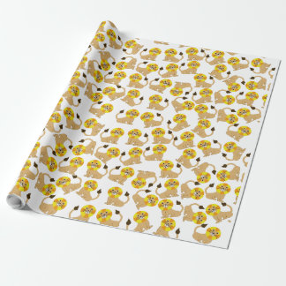 Niedliches Lächelmuster Geschenkpapier