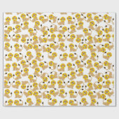 Niedliches Lächelmuster Geschenkpapier (Flach)