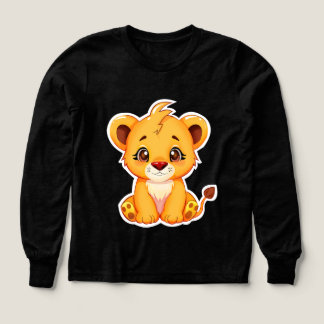 Niedliches Lächeln Baby Tiger Cub Kinder T - Shirt