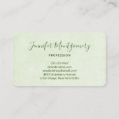 Niedliches Lächeln Cactus Trio Aquarelldesign Visitenkarte (Rückseite)