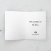 Niedliches Lächeln Cake Piece Business Happy Gebur Karte (Innenseite)