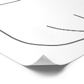 Niedliches Lächeln der Farbseiten für Katzen Poster (Ecke)