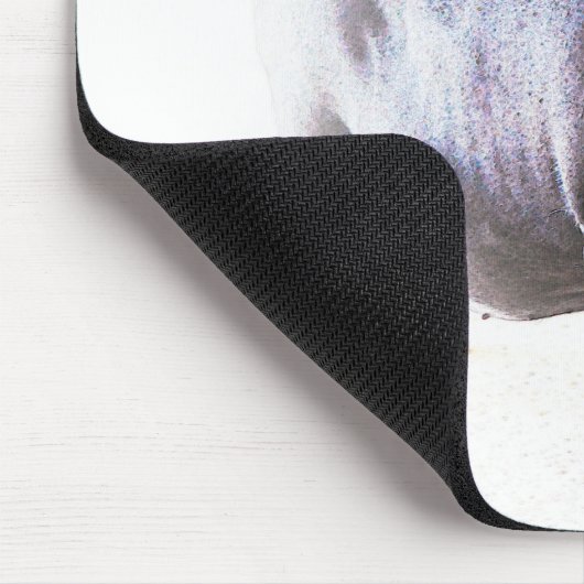 Niedliches Lächeln der Schweinezucht Kunst Mousepad (Ecke)