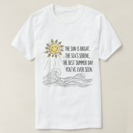 Niedliches Lächeln der Sonnenstrahlen T-Shirt