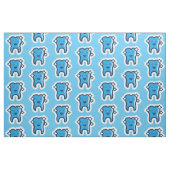 Niedliches Lächeln der Zähne Stoff (Fat Quarter (45,7 x 55,9 cm))