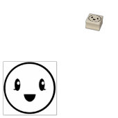 Niedliches Lächeln Gummistempel (Stempel)