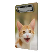 Niedliches Lächeln Kitten Face Funny Cat Meow Foto Mini Klemmbrett (Gewinkelt2)