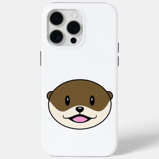 Niedliches Lächeln Otter Case-Mate iPhone Hülle (Rückseite)