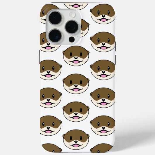 Niedliches Lächeln Otter Case-Mate iPhone Hülle (Rückseite)