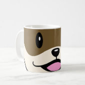 Niedliches Lächeln Otter Kaffeetasse (Vorderseite Links)