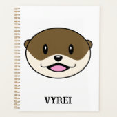 Niedliches Lächeln Otter Planer (Vorderseite)