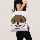 Niedliches Lächeln Otter Tasche (Von Nahem)