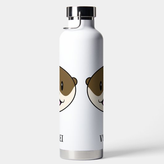 Niedliches Lächeln Otter Trinkflasche (Rechts)