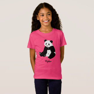 Niedliches Lächeln Panda individuell T-Shirt