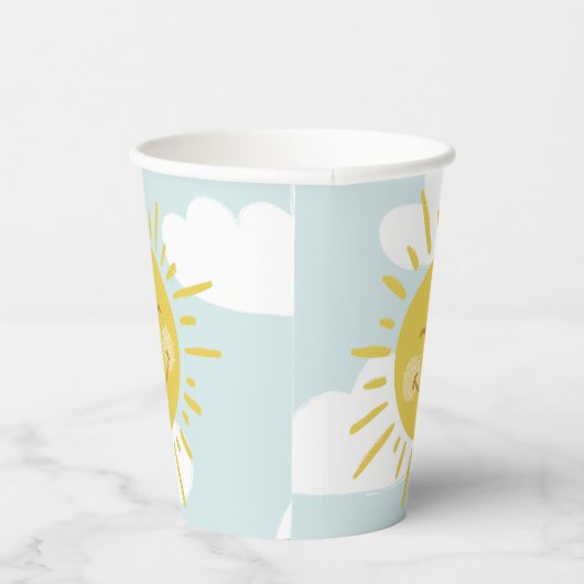 Niedliches Lächeln Pappbecher (Rechts)