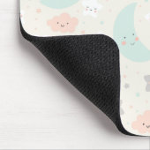 Niedliches Lächeln Pastellmuster Mousepad (Ecke)