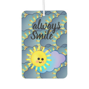 Niedliches Lächeln Sonnenschein Cloud Sky Happy Li Autolufterfrischer