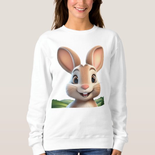 Niedliches Lächeln Sweatshirt (Vorderseite)