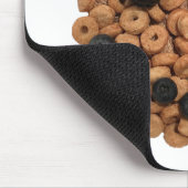 Niedliches Lächeln von Obst und Getreide Mousepad (Ecke)