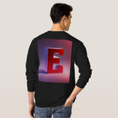 Niedliches lächelndes Cartoon-Pizzastück mit glück T-Shirt (Schwarz voll)