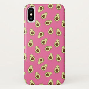Niedliches lächelndes Kawaii Avocado-Muster Case-Mate iPhone Hülle