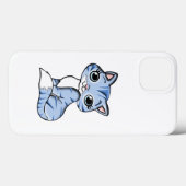 NIEDLICHES LÄCHELNDES SKY BLAUE KÜCHE MIT BLAUEN A Case-Mate iPhone HÜLLE (Rückseite (Horizontal))