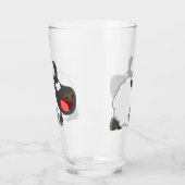 Niedliches Lachen Cartoon Schafe Tumbler Glass (Links)