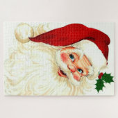 Niedliches Lachen Vintager Santa Puzzle (Horizontal)