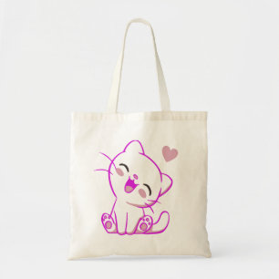 NIEDLICHES LACHTEN KLEIN Fuchsia KITTEN Tragetasche