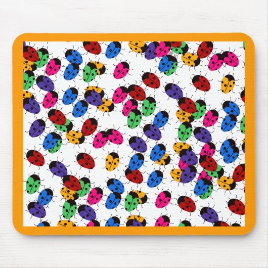 Niedliches Lady Bug Design Mousepad (Vorne)