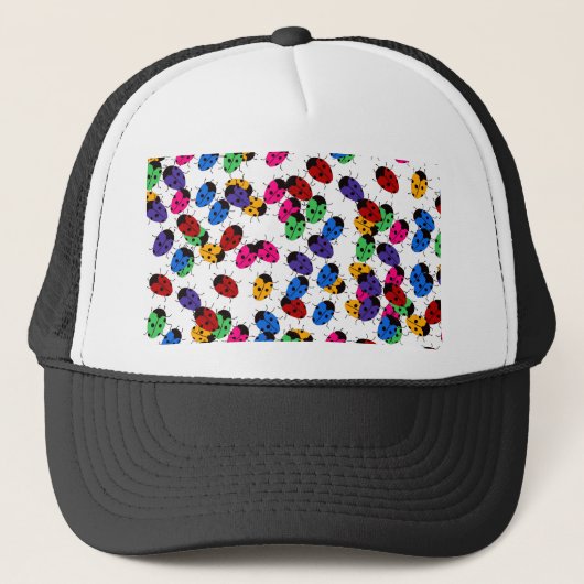 Niedliches Lady Bug Design Truckerkappe (Vorderseite)