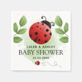 Niedliches Ladybug Baby Duschpapier Napkins Serviette (Vorderseite)