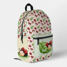 Niedliches LadyBug Muster Kids Backpack