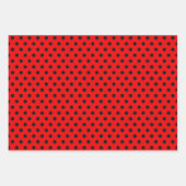 Niedliches Ladybugs Wrapping Paper Set 3 Geschenkpapier Set (Vorderseite 2)