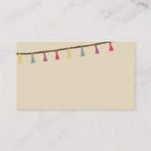 Niedliches Lama mit kundenspezifischer Visitenkarte (Rückseite)